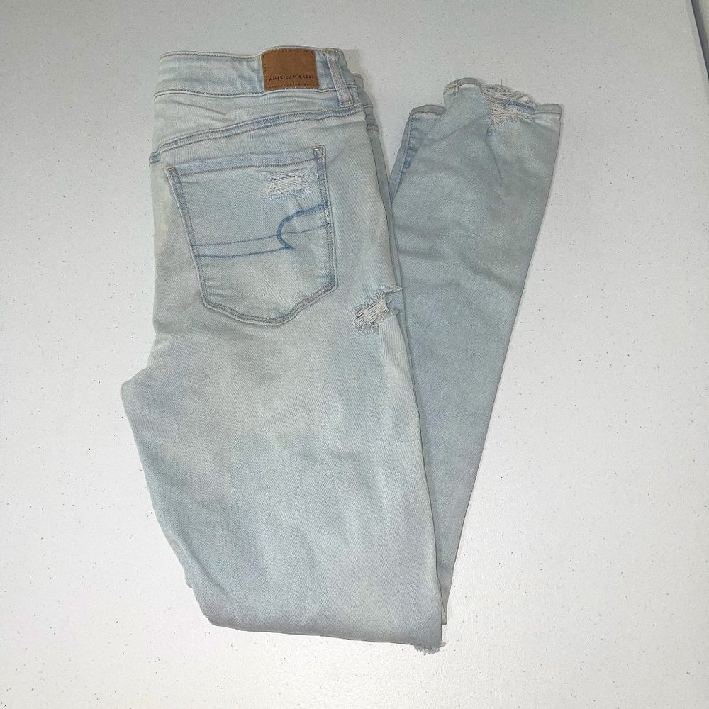 American Eagle Super Stretch Skinny Jeans, 14